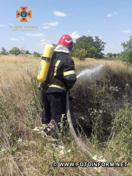 Протягом доби, що минула, вогнеборці Кіровоградської області 9 разів залучались на гасіння пожеж сухої рослинності.